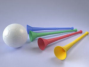 Vuvuzela 3D Models for Download