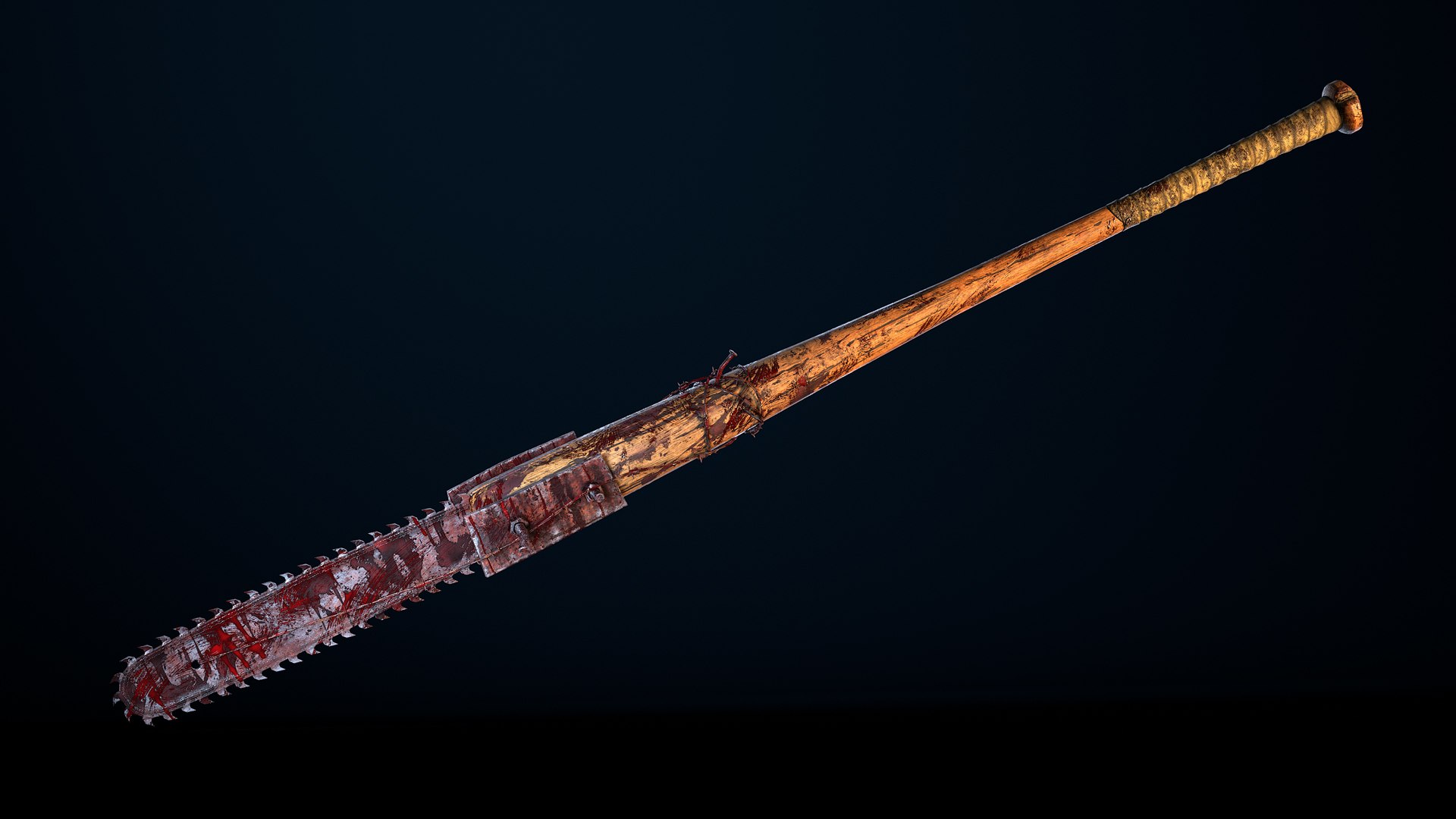 Baseball Bat with Chainsaw 3D model https://p.turbosquid.com/ts-thumb/g9/3KwGn1/KQ/zombiebat03/jpg/1690201948/1920x1080/fit_q87/b9b21598d51643f35a962cd23bca1b5b1c016d17/zombiebat03.jpg
