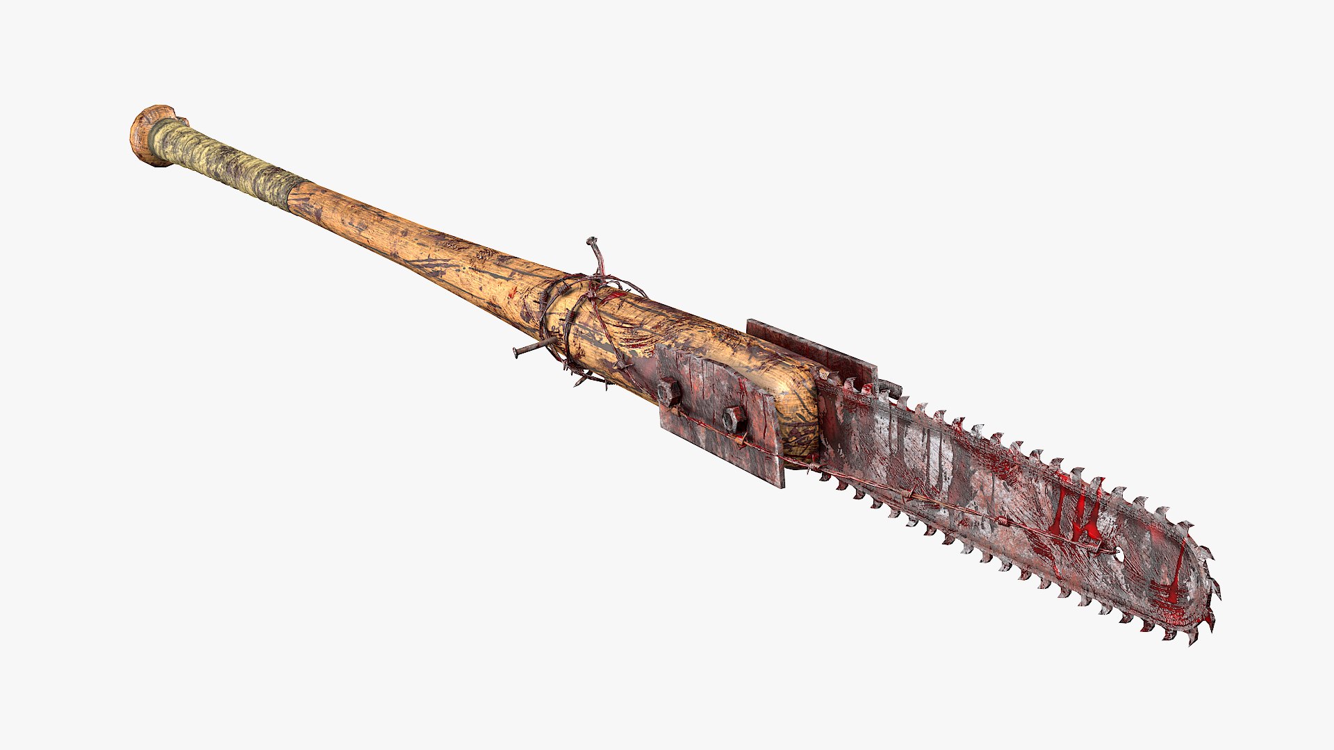 Baseball Bat with Chainsaw 3D model https://p.turbosquid.com/ts-thumb/g9/3KwGn1/Z1/zombiebat10/jpg/1690201973/1920x1080/fit_q87/19304c93cb0e61adbf5a1a2b0e57812b0b91bee6/zombiebat10.jpg