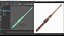 Baseball Bat with Chainsaw