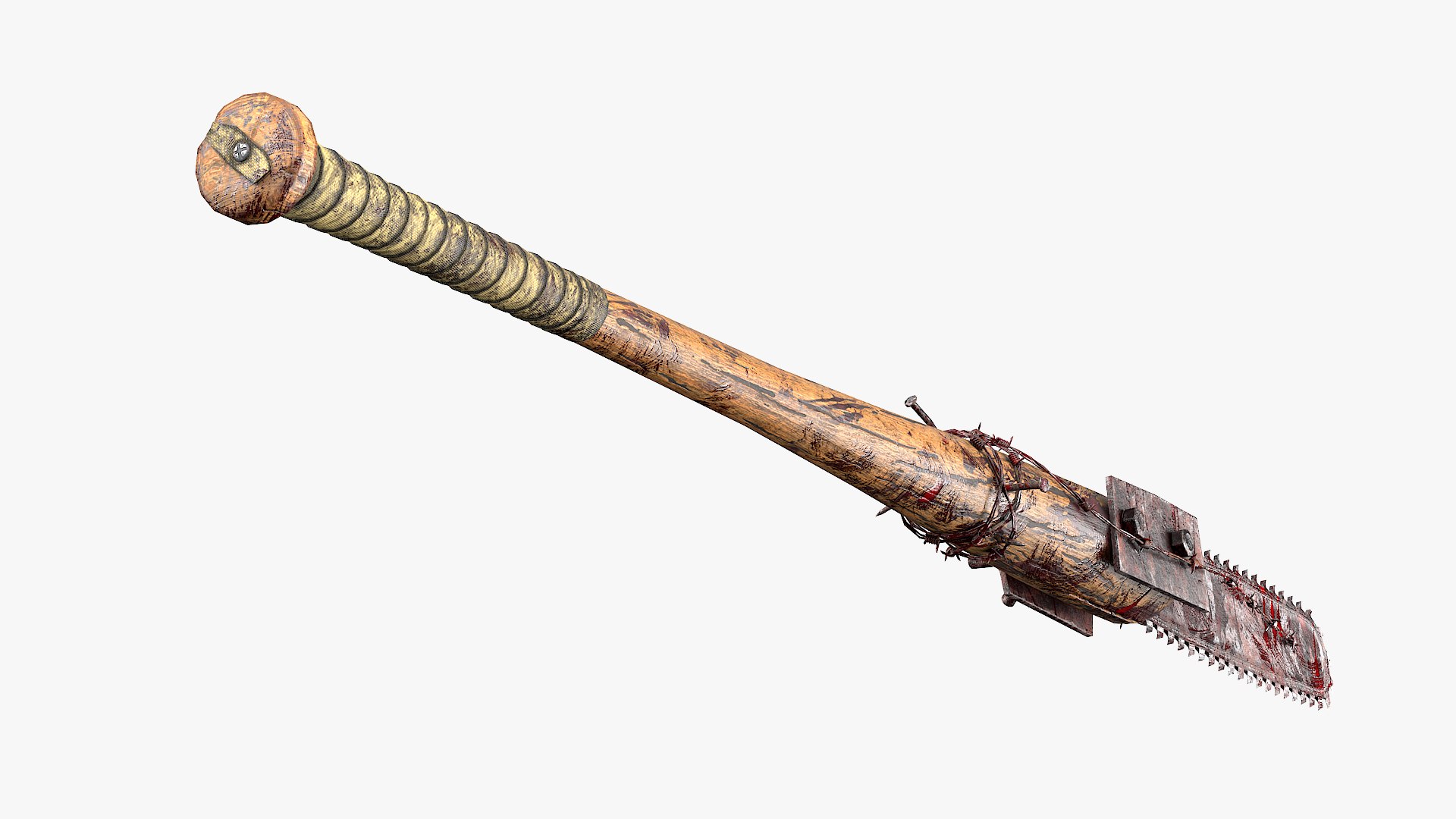 Baseball Bat with Chainsaw 3D model https://p.turbosquid.com/ts-thumb/g9/3KwGn1/v9/zombiebat08/jpg/1690201962/1920x1080/fit_q87/8c157b9744a2a3cb7c957799356527187ed35df8/zombiebat08.jpg