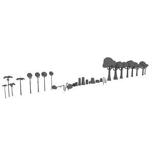 3D trees pack