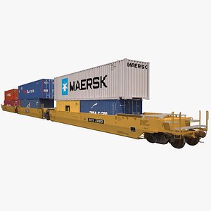Railroad Double Stack Car S635 TTX