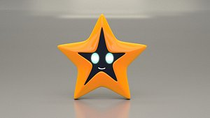 3D Star Character model