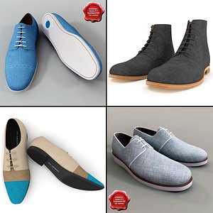 men shoes v5 3d model