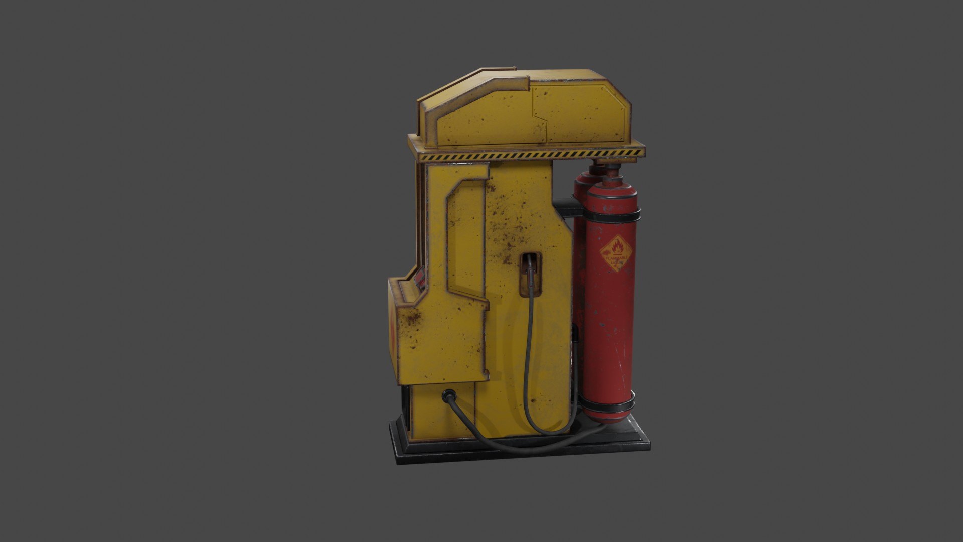 3D Gas Station Model - TurboSquid 2314055