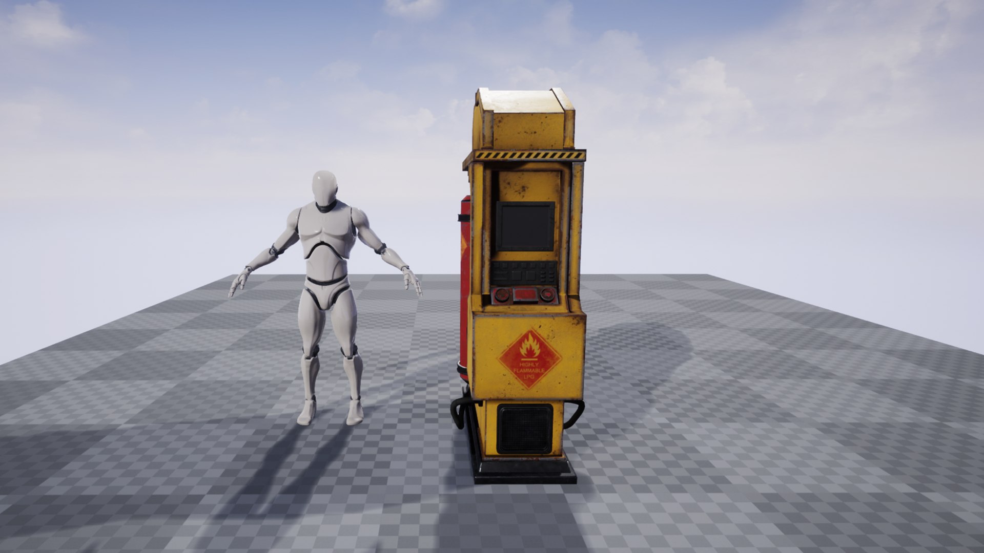 3D Gas Station Model - TurboSquid 2314055