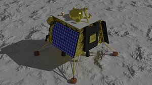 Chandrayaan-3 moon lander 3D model