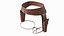 Leather Double Gun Belt
