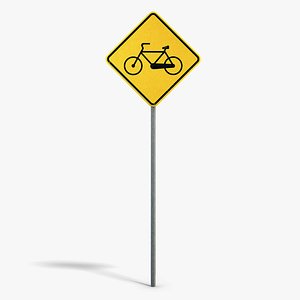 Bike Sign 3D model