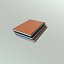 Notebook Model 3D Low-poly