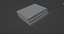 Notebook Model 3D Low-poly