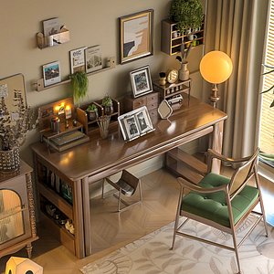 Bedroom table and chair set