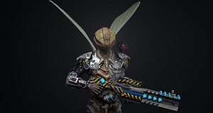 3D model Fly sci fi