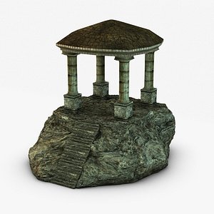 3ds max ancient temple