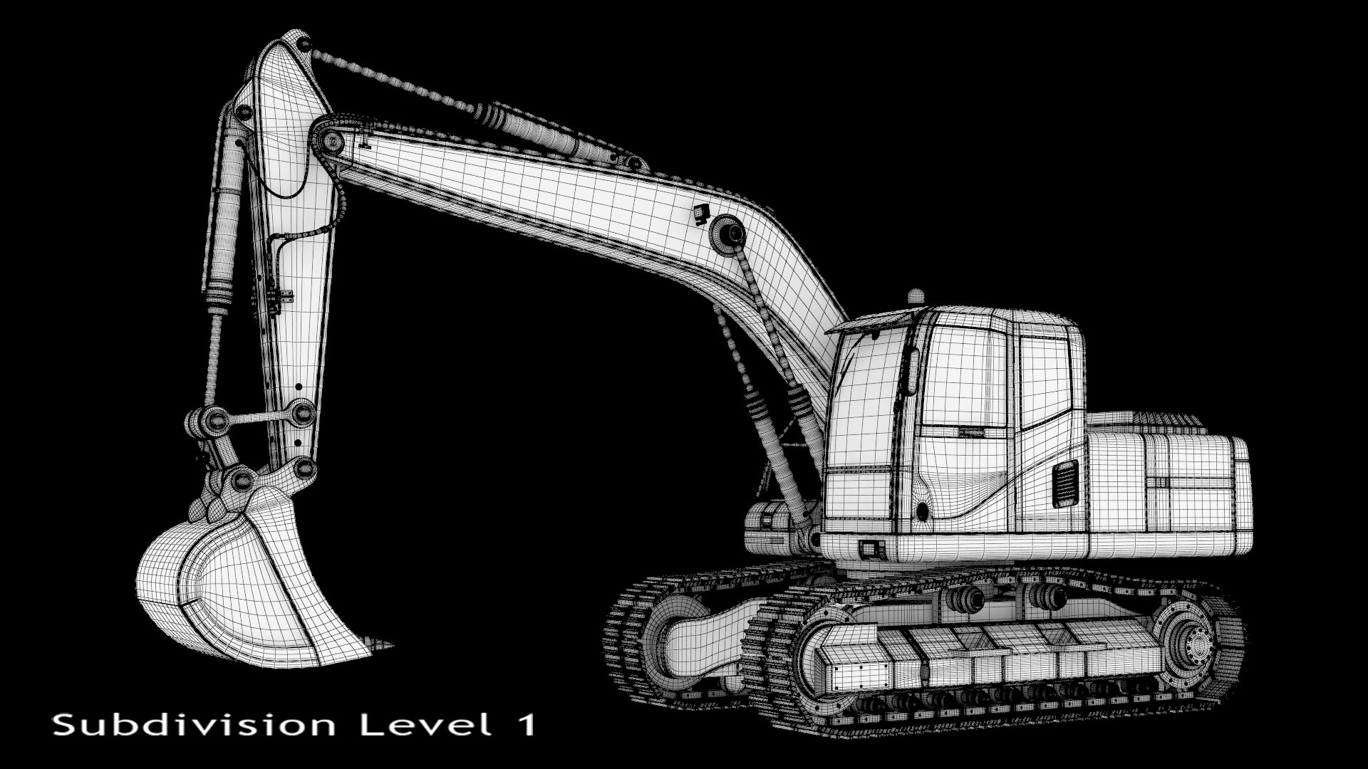 3D x excavator pbr model - TurboSquid 1550329