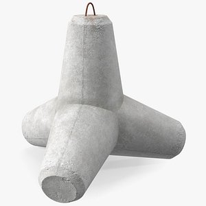 Tetrapod Coastal Protection Concrete Block