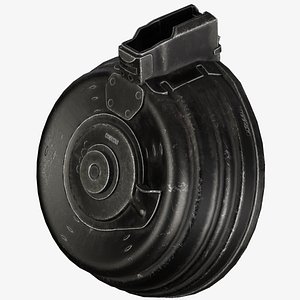Drum Magazine - PBR Game Ready