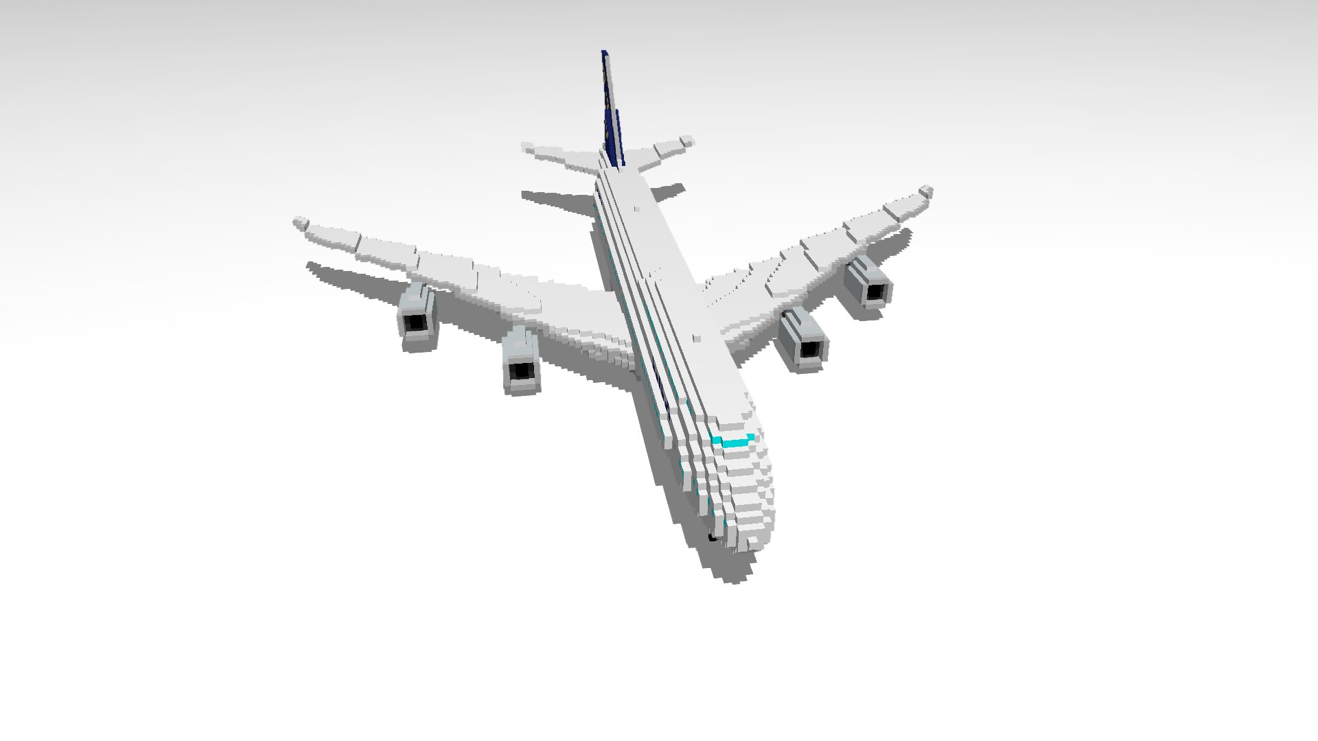 3D Model Boeing 747 - Pixelated - TurboSquid 1966674