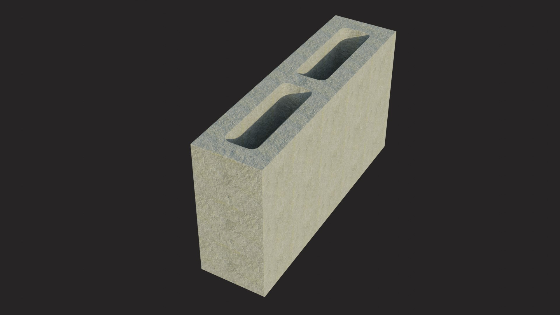 14x4x8 Cinder Block 1 Model - TurboSquid 1491034