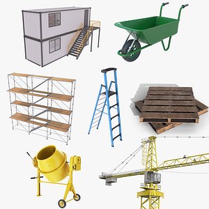 3D Construction Supply Pack