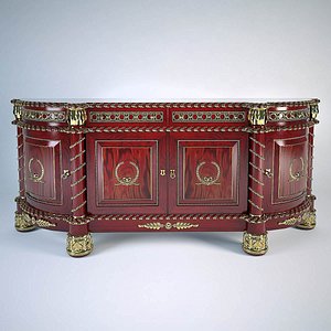 3d angelo cappellini fattori sideboard model