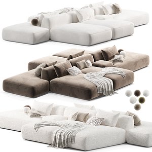 3D model Lema Cloud Sectional Sofa