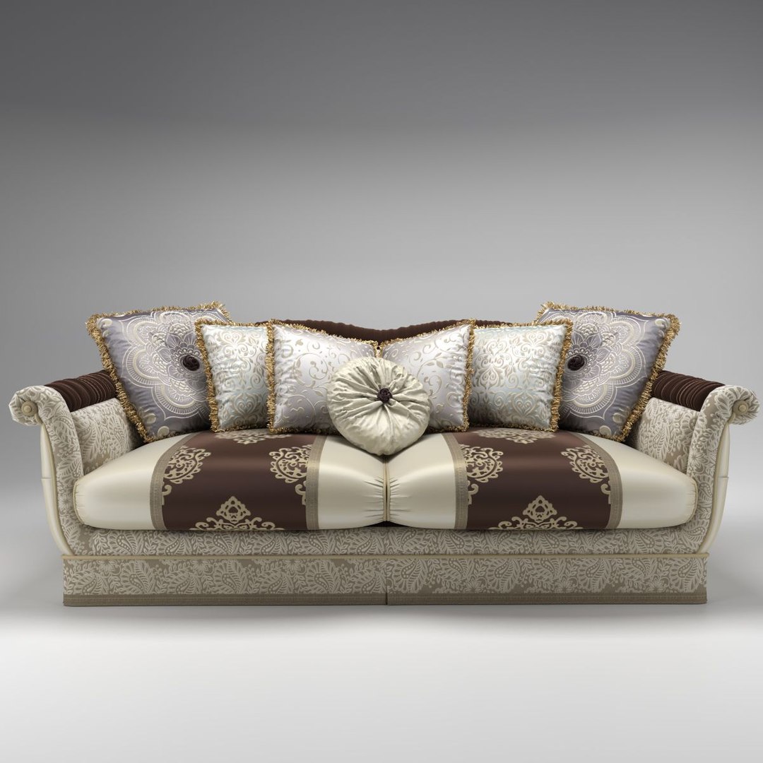 Bruno Zampa Carlos Sofa 3d Model