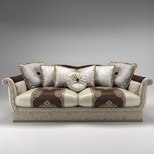 bruno zampa carlos sofa 3d model
