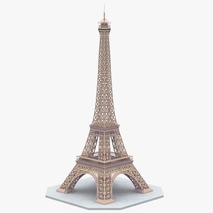 3D model Eiffel Tower France
