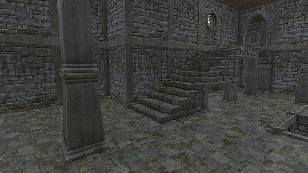 3D abandoned temple - TurboSquid 1401551