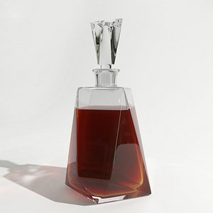 glass whisky decanter 3d 3ds