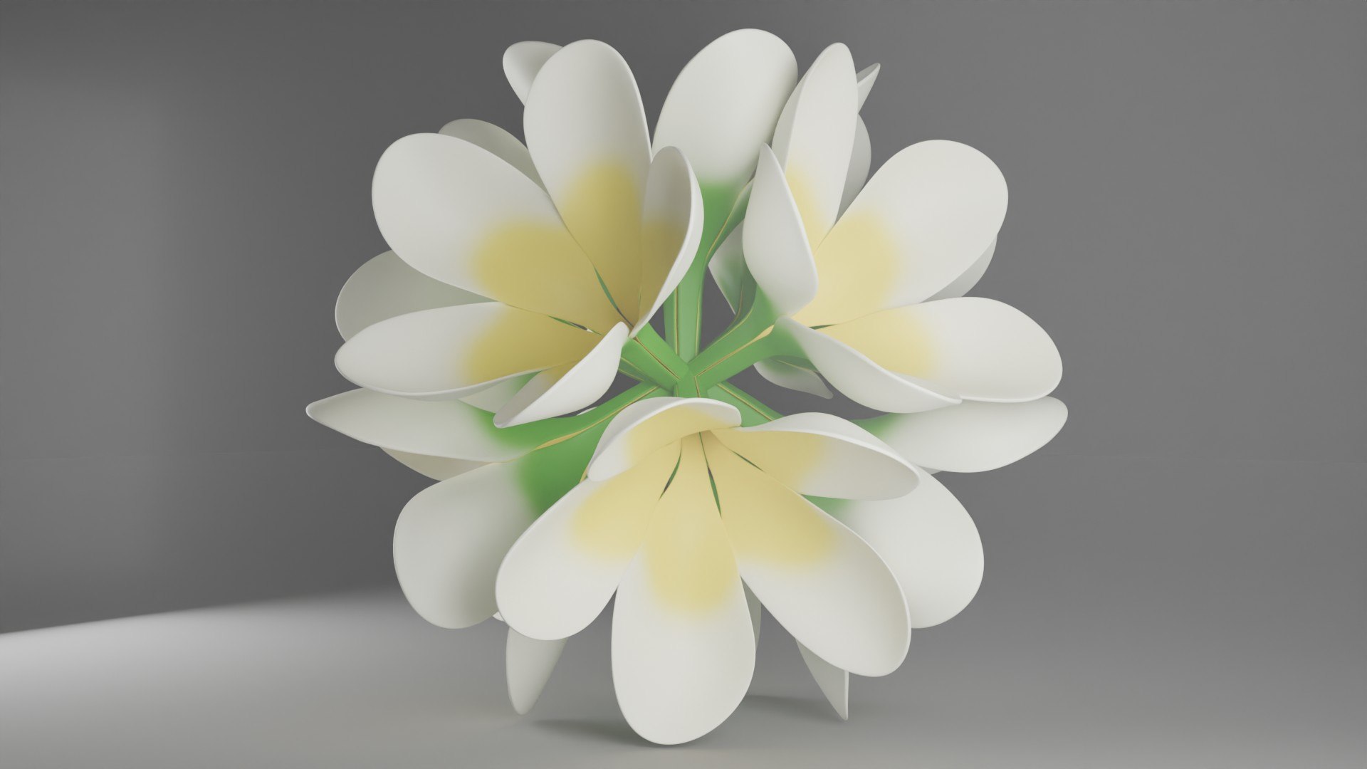 Stylized Frangipani Kamboja Flower Cluster 3D model https://p.turbosquid.com/ts-thumb/g9/uPjGy8/Lo/flower_05/jpg/1773238119/1920x1080/fit_q87/0d800e94f5fcafc2a9454f981aa37067bdf01535/flower_05.jpg