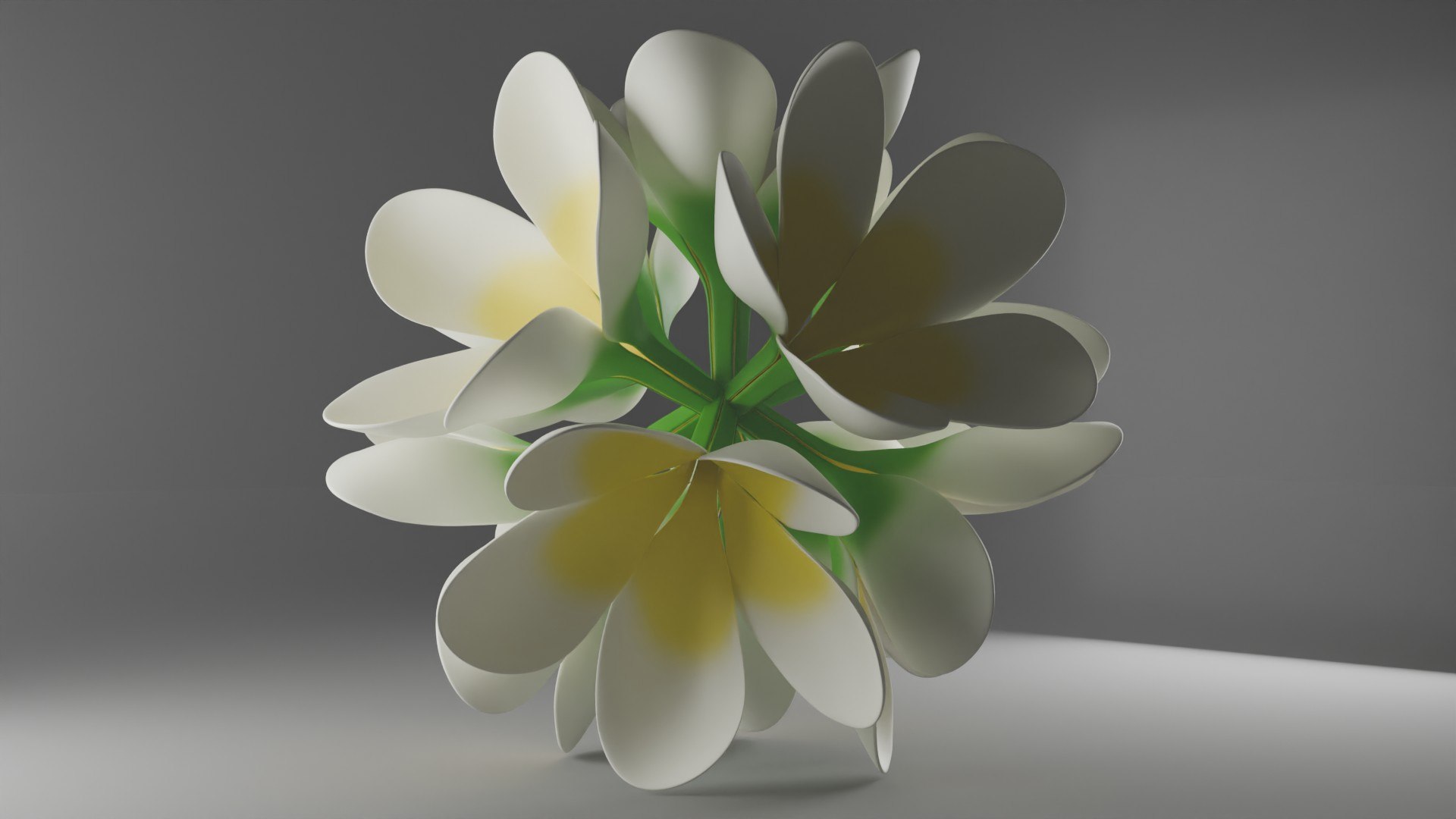 Stylized Frangipani Kamboja Flower Cluster 3D model https://p.turbosquid.com/ts-thumb/g9/uPjGy8/TJ/flower_15/jpg/1773238123/1920x1080/fit_q87/beba6db5726346d930254d3fa32453b6573a9ab4/flower_15.jpg