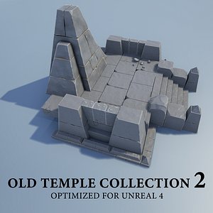 3D stone blocks 2 model