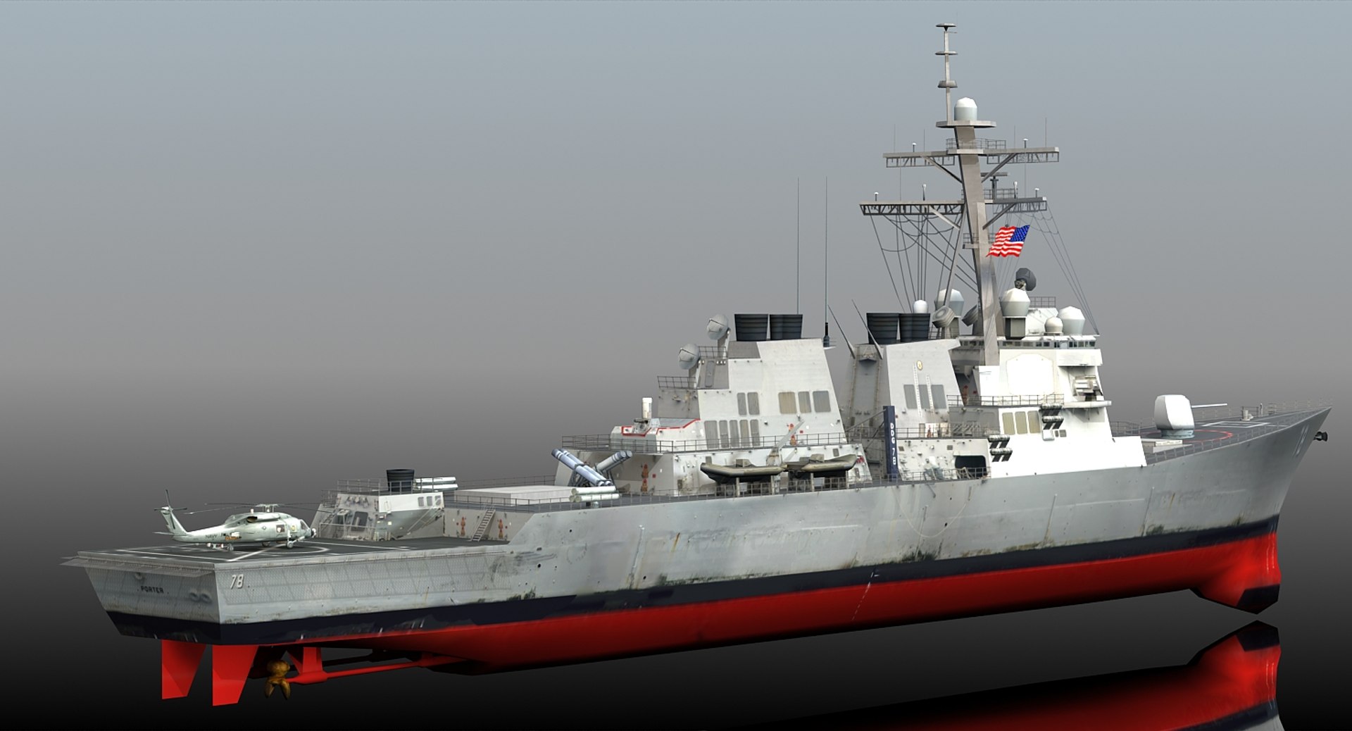 3D Uss Porter Ddg-78 Dd Model | 1146547 | TurboSquid