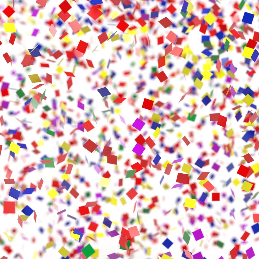 Confetti 3d Model