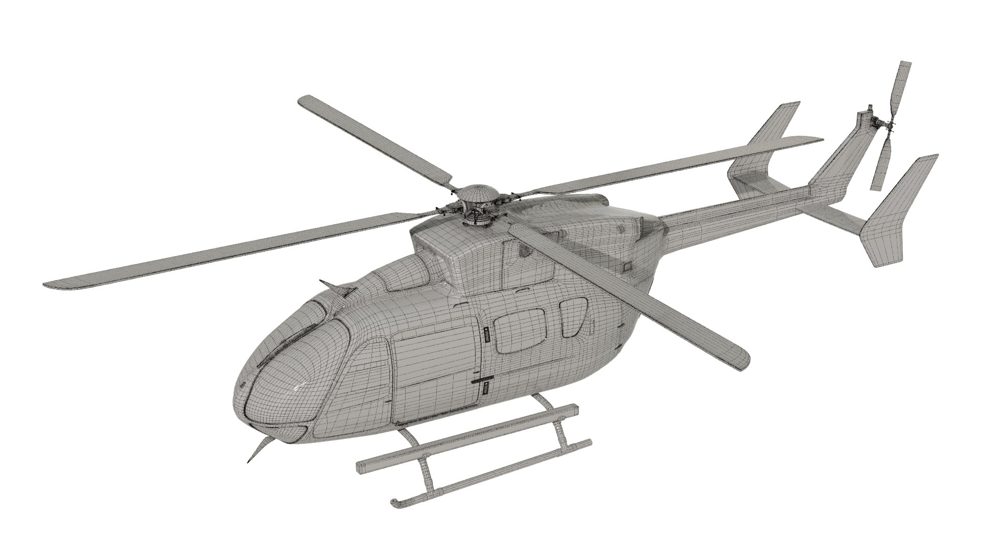 Helicopter EC 145 3D Model - TurboSquid 2375149