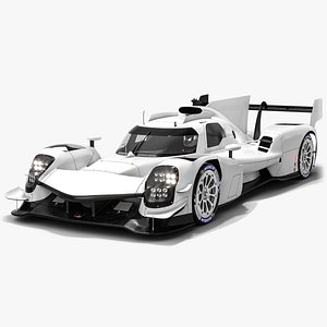 Toyota GR010 Hybrid LMH Hypercar WEC Season 2023 White Mockup