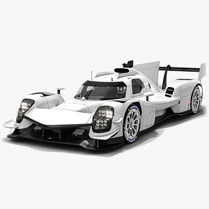 Toyota GR010 Hybrid LMH Hypercar WEC Season 2023 White Mockup