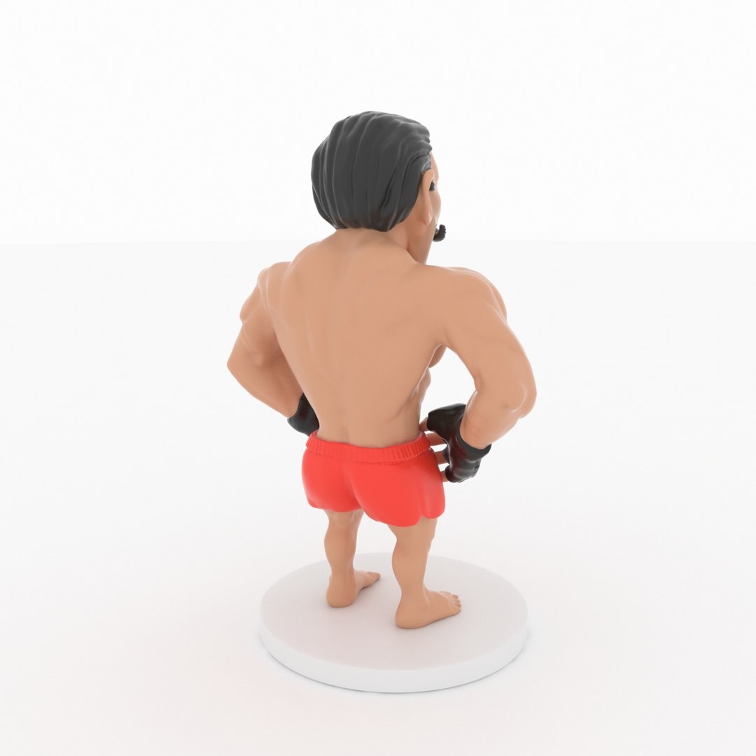 3ds max miniature boxing champion