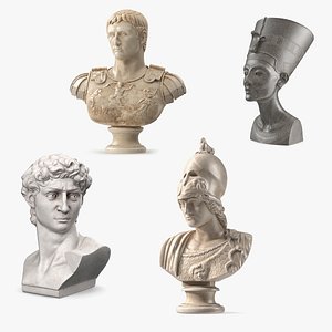 Ancient Busts Collection 3 3D model
