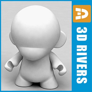 vinyl munny toys 3d model