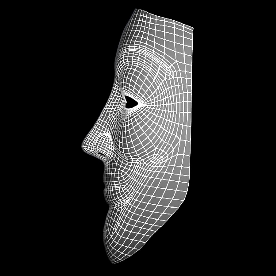 3d Model Anonymous Mask