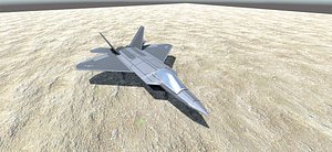 Low Poly F22 Raptor