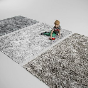 3d fur carpet
