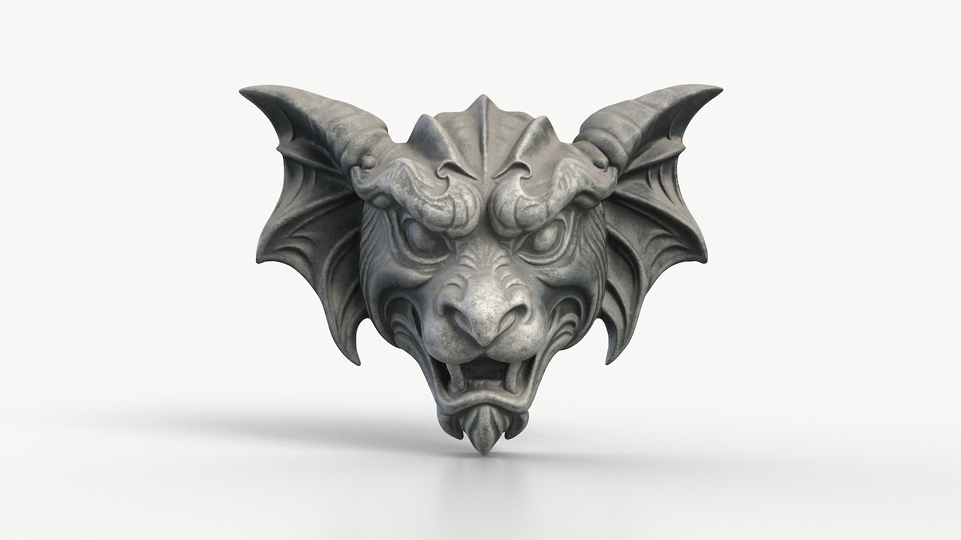 3D 9 Gargoyle Heads Collection 1 Model - TurboSquid 2292028
