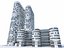 La Defense Buildings Collection - 4 Pack