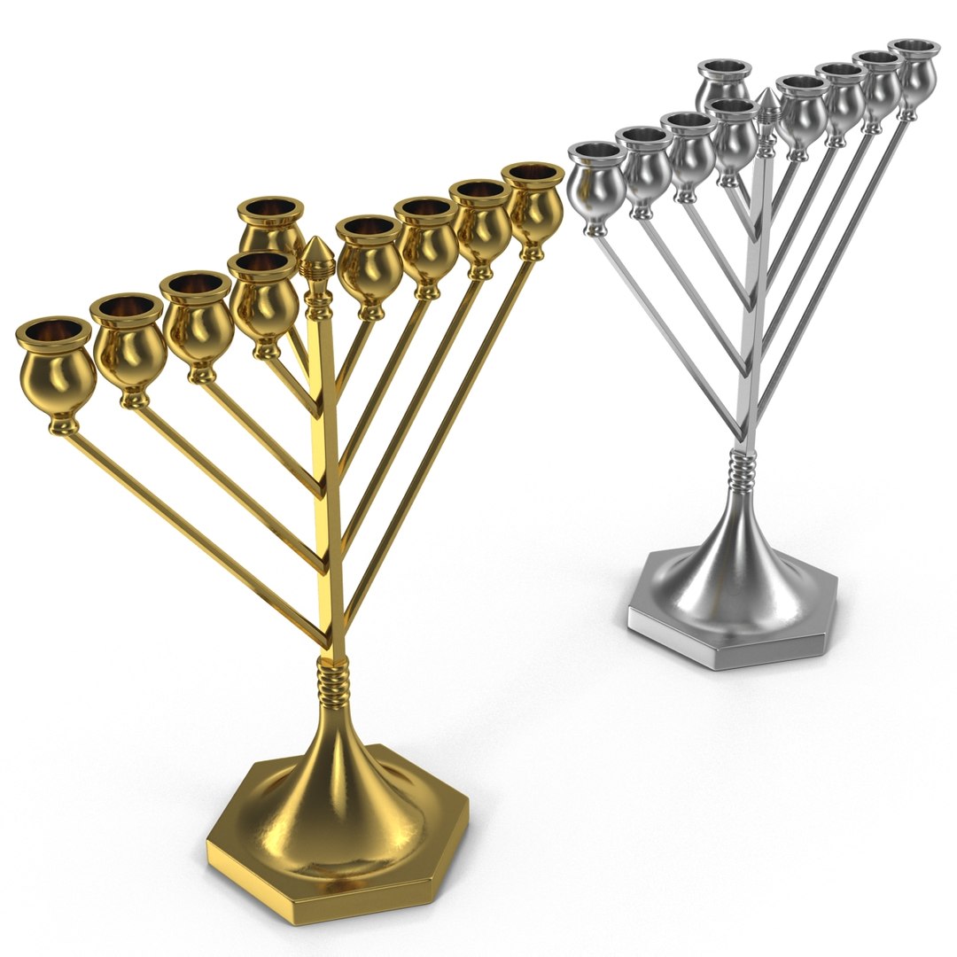 Menorah 02 3d Model