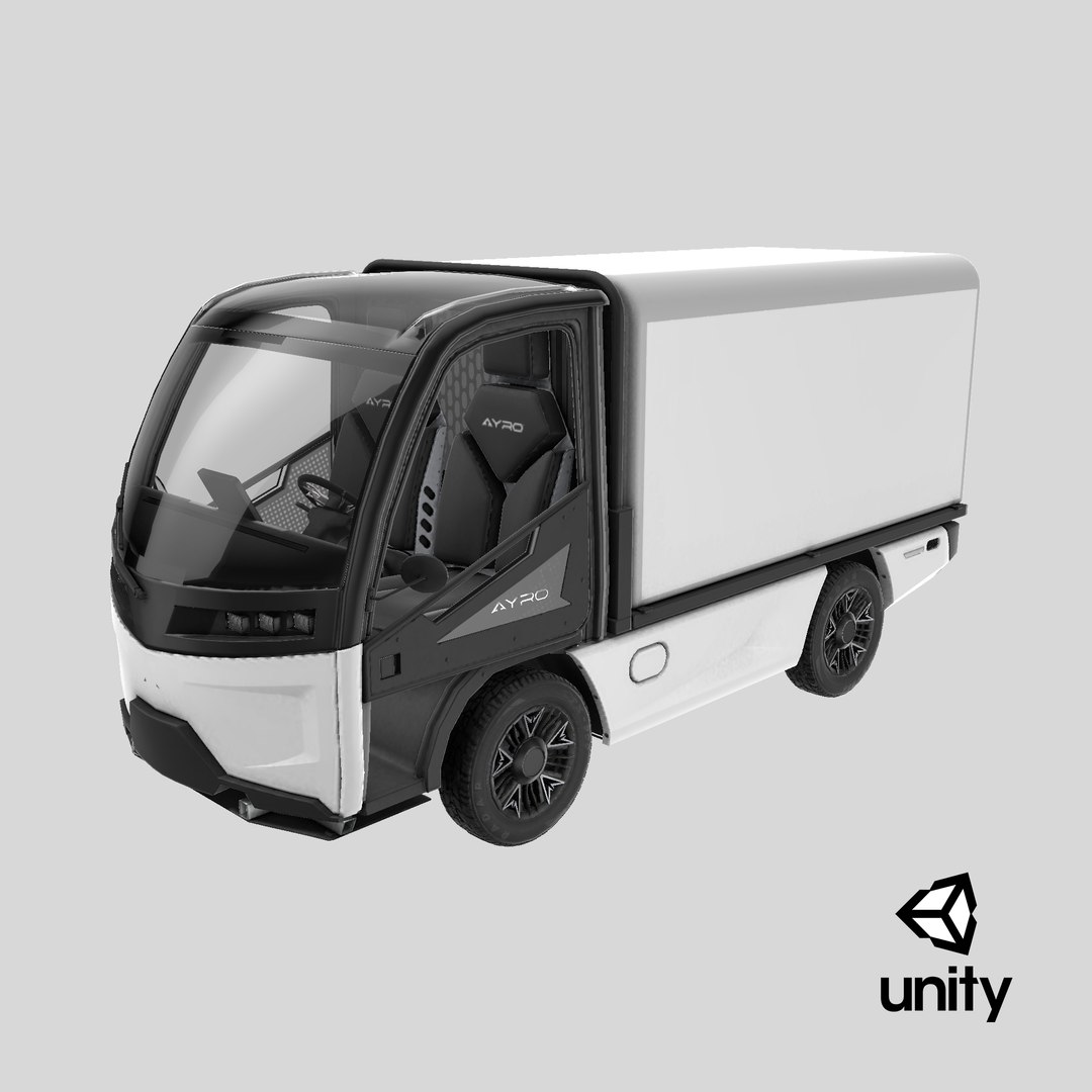 3D AYRO Vanish Electric Mini Box Truck model https://p.turbosquid.com/ts-thumb/gA/JviGkf/pu/stemcell_unity_render/png/1710885683/1920x1080/fit_q87/64e2a627edf584bf60fc99d8b2495ece94305bbf/stemcell_unity_render.jpg